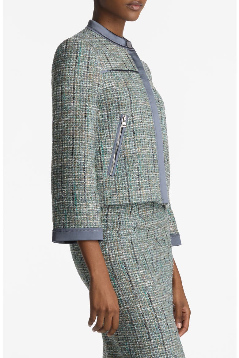 Metallic Tweed Jacket, Alternate, color, SLATE MULTI