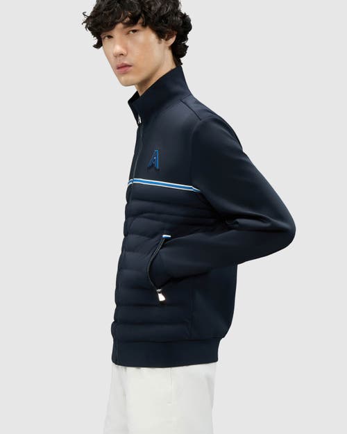 Shop Alpenhaus Osseau Insulated Track Jacket In Midnight