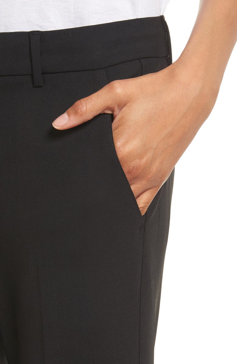 Vince Crop Stretch Wool Pants, Alternate, color, 