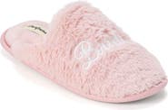 DEARFOAMS Bride Faux Fur Slipper