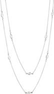 NORDSTROM RACK Marquise Cubic Zirconia Station Layered Necklace