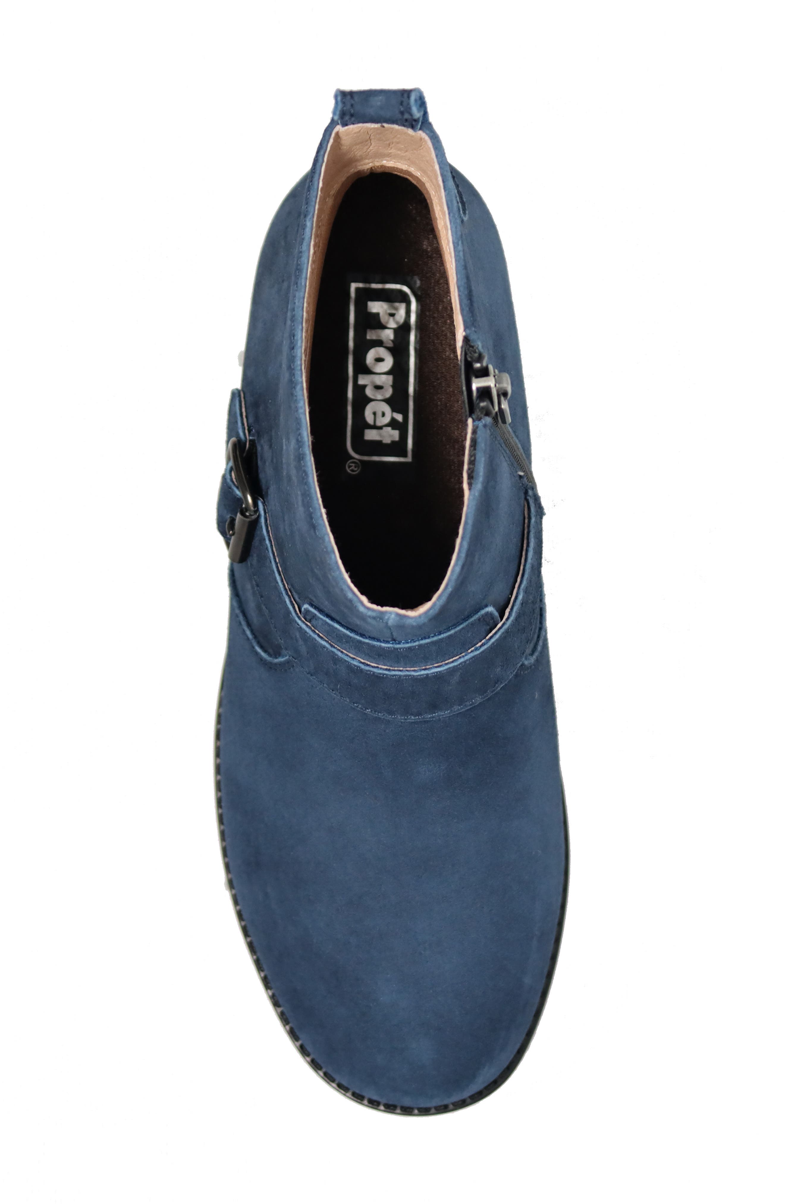 Memphis Zip Bootie, Alternate, color, NAVY