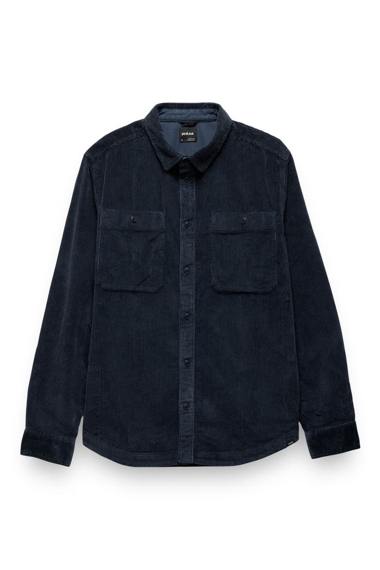 Ridgecrest Long Sleeve Organic Cotton Corduroy Shirt, Alternate, color, NAUTICAL