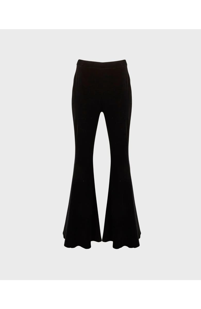 Anne Fontaine Vic Velvet Pants, Main, color, Black