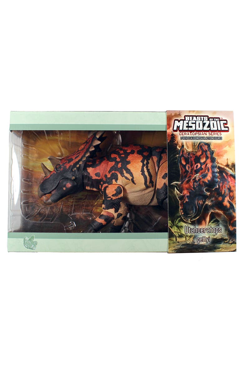 Utahceratops Gettyi Dinosaur Action Figure, Alternate, color, Multicolored