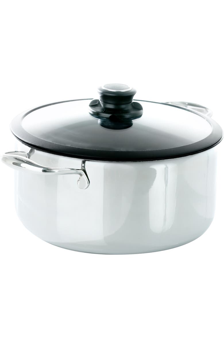Black Cube Hybrid Quick Release 7.5 Quart Stockpot, 11-Inch, Main, color, Silver