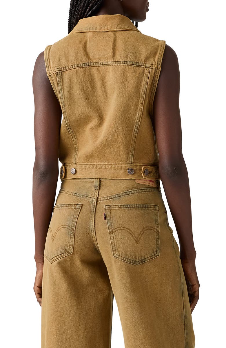 Levi's<sup>®</sup> Button Front Denim Vest, Alternate, color,