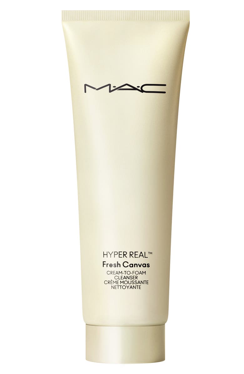 MAC Cosmetics Hyper Real<sup
™</sup
Fresh Canvas Cream-to-Foam Cleanser, Main, color, Regular