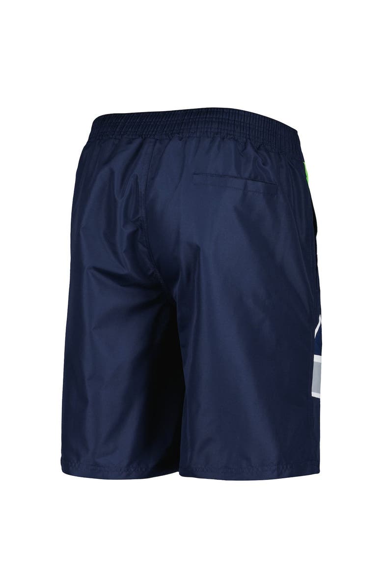 G-III SPORTS BY CARL BANKS Men's G-III Sports by Carl Banks College Navy Seattle Seahawks Sea Wind Swim Trunks, Alternate, color, 