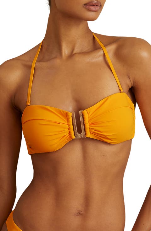 Carina U-Bar Bandeau Bikini Top