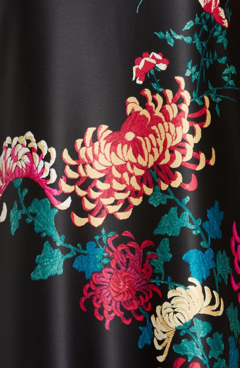 Natori Chrysanthemum Satin Nightgown, Alternate, color,