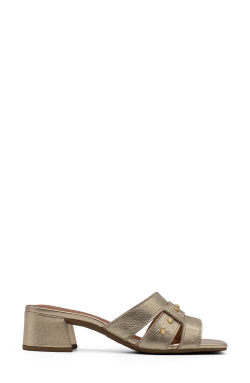 Bottero Studded Leather Slide Sandal