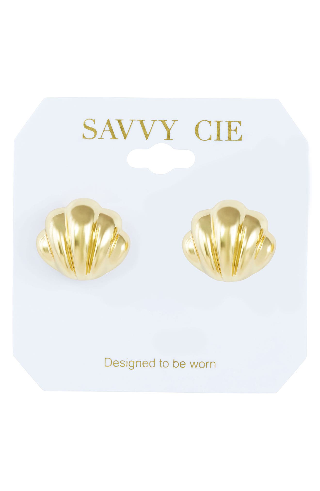 Seashell Stud Earrings