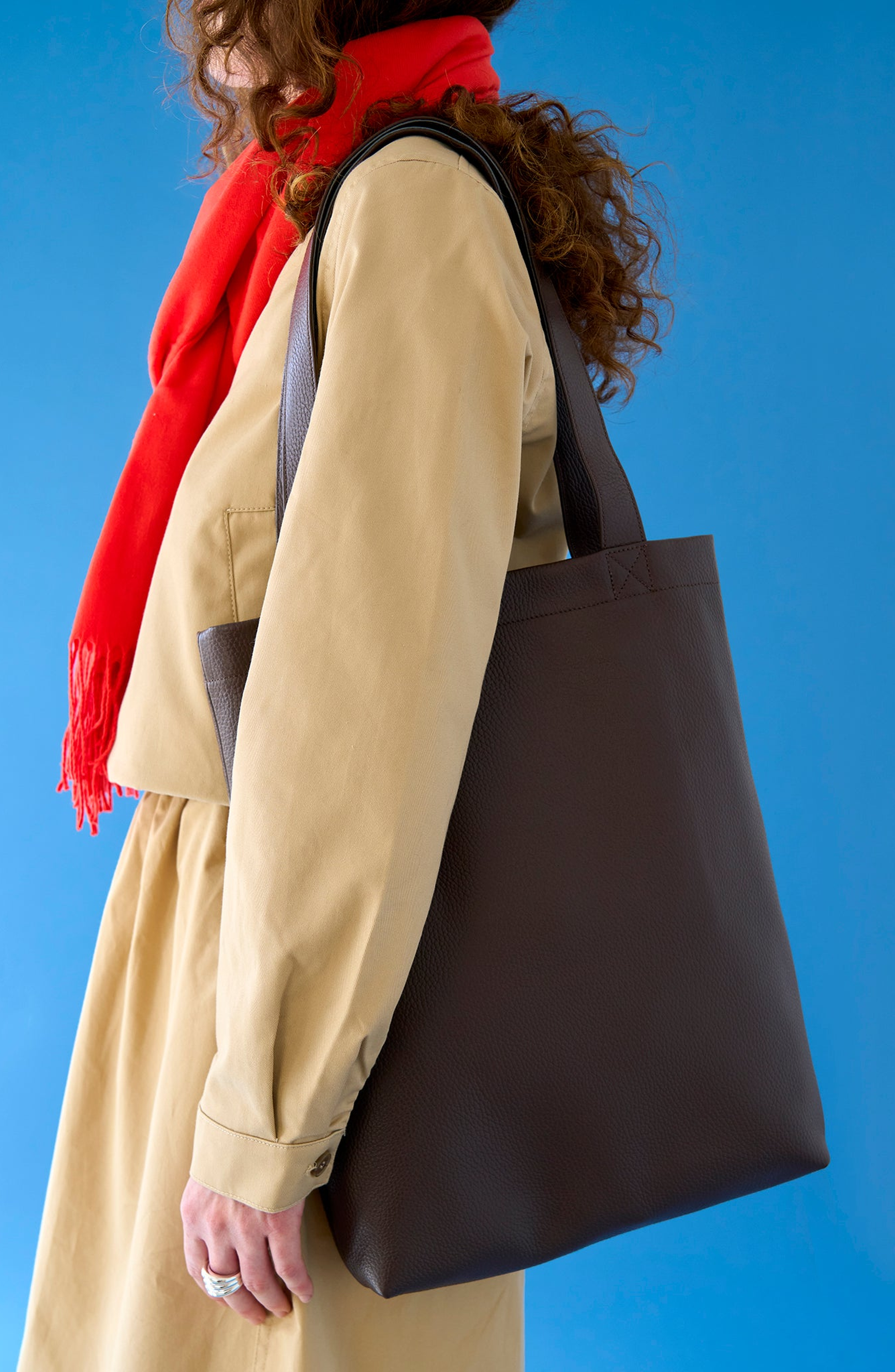 Tusk Zoya Simple Tote Bag, Alternate, color, Espresso