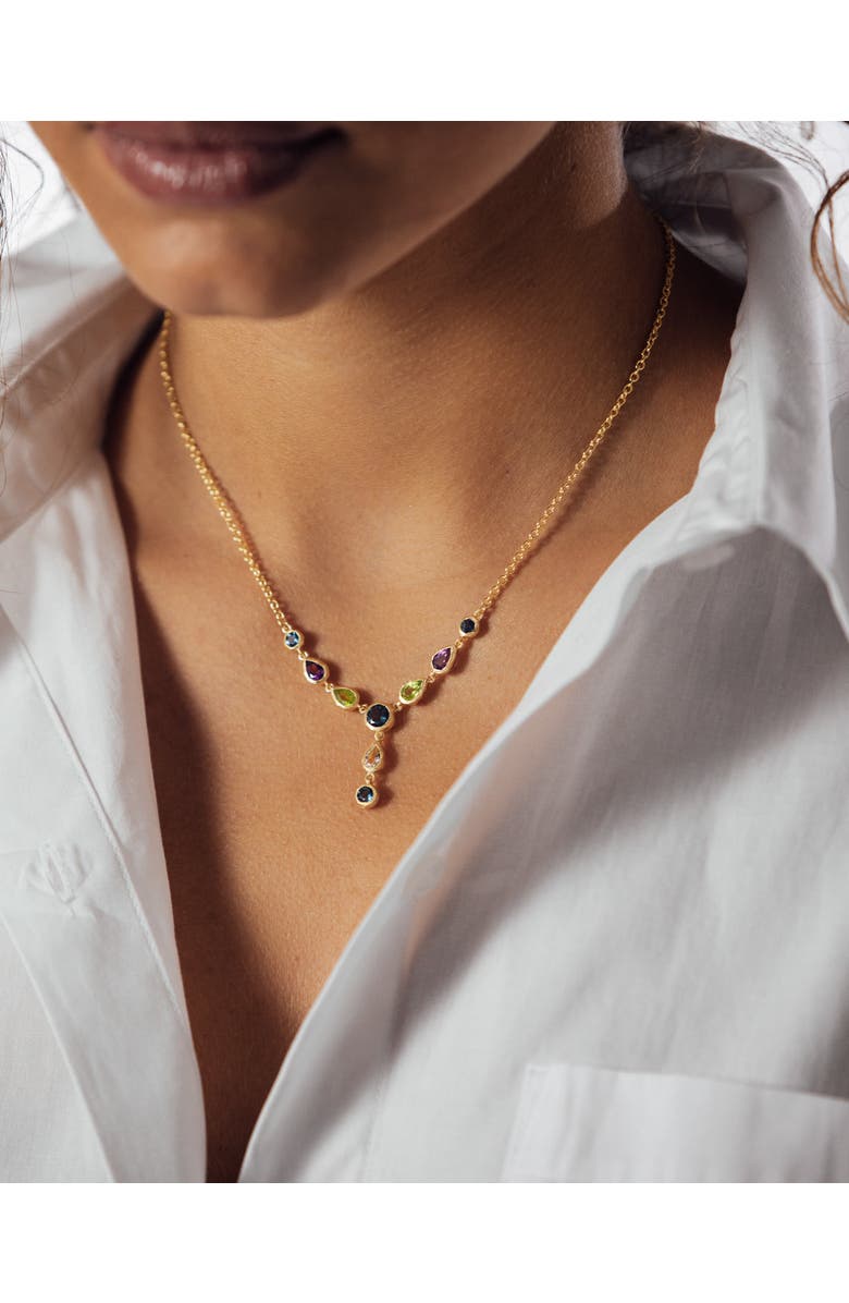 Eloise Jewelry Drop Necklace Multicolor, Alternate, color, Blue-Green-Purple