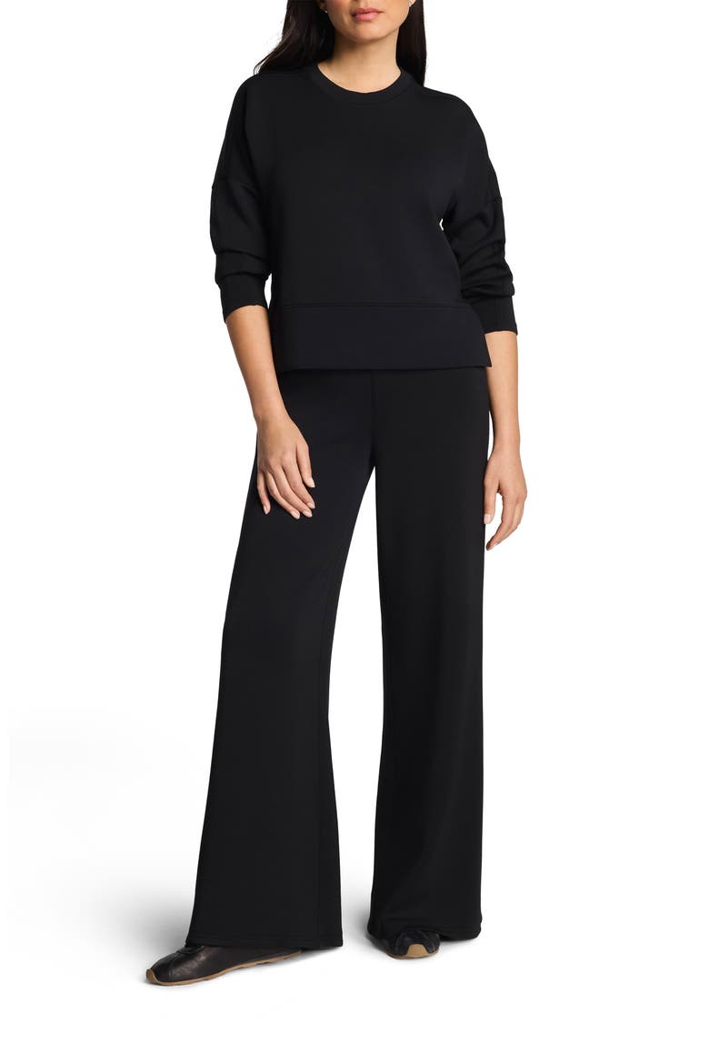 Air Essentials Tunic Sweatshirt, Alternate, color, VERY BLACK