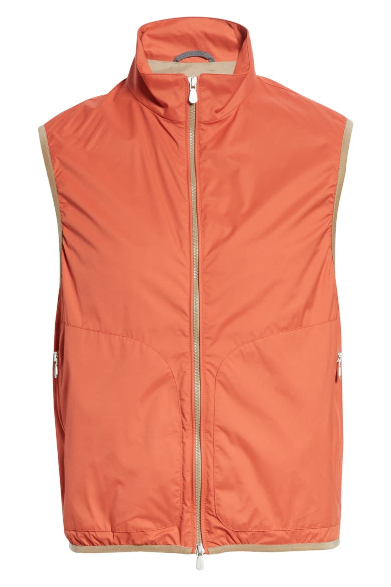 Reversible Vest, Alternate, color, ORANGE