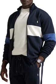 Polo Ralph Lauren Big & Tall Double-Knit Mesh Mockneck Sweater