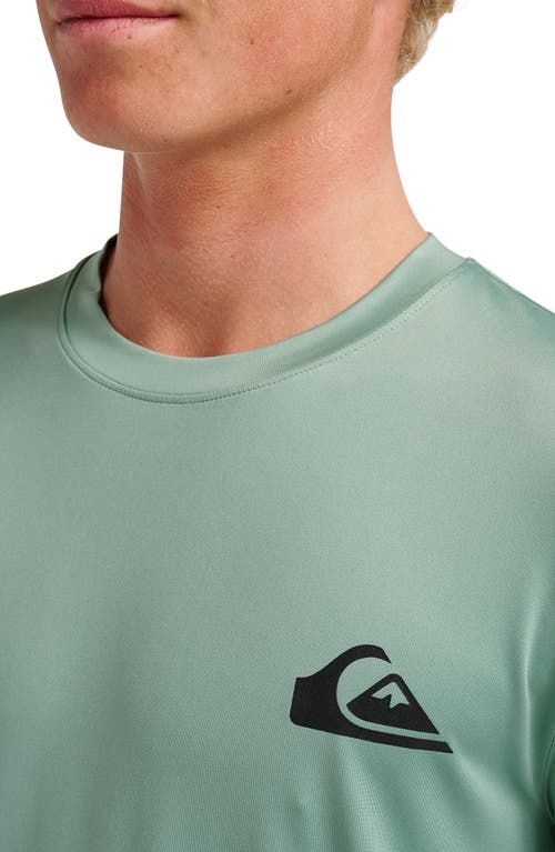 Quiksilver Everyday Surf Long Sleeve Performance Rashguard In Green