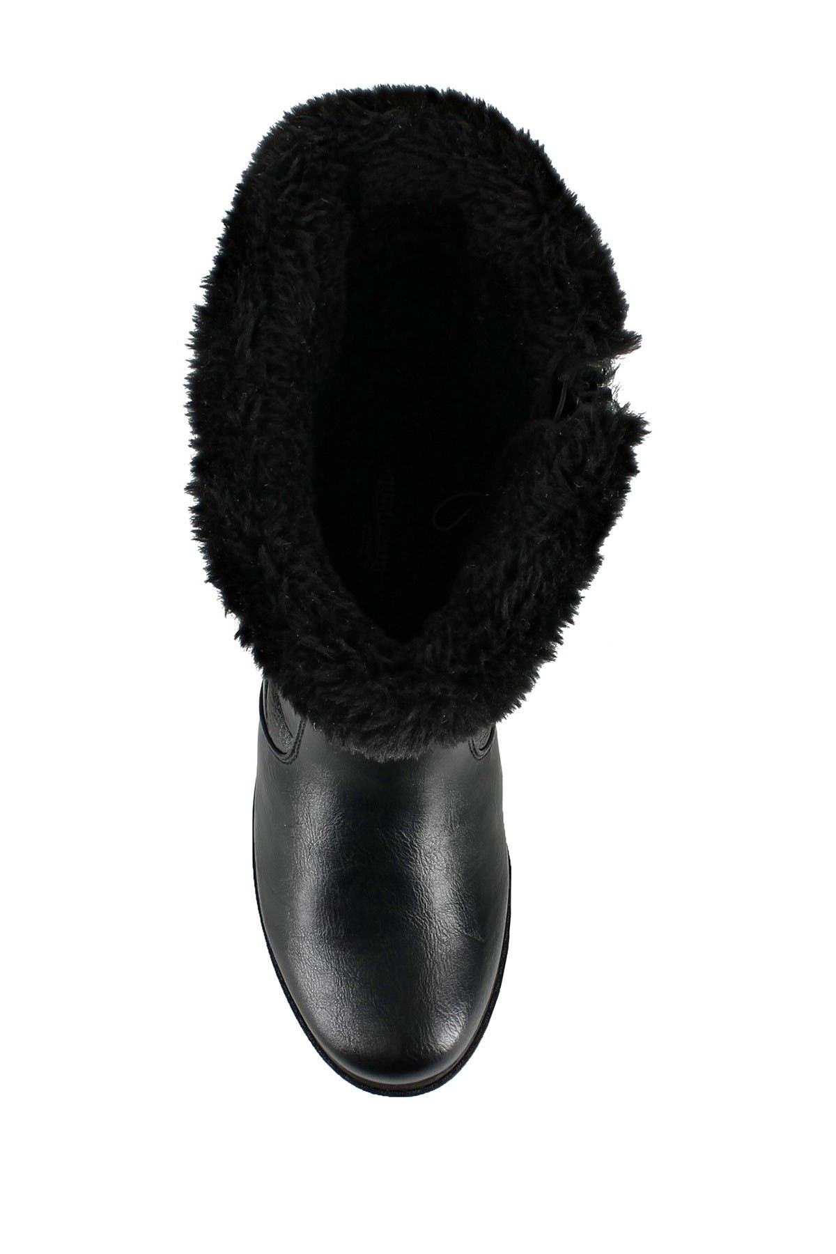 AQUATHERM BY SANTANA CANADA Whittaker 2 Faux Fur Trim Low Waterproof Boot, Alternate, color, Black