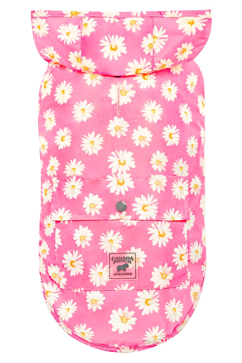 Pick Me Water Resistant Pet Poncho, Alternate, color, DAISY