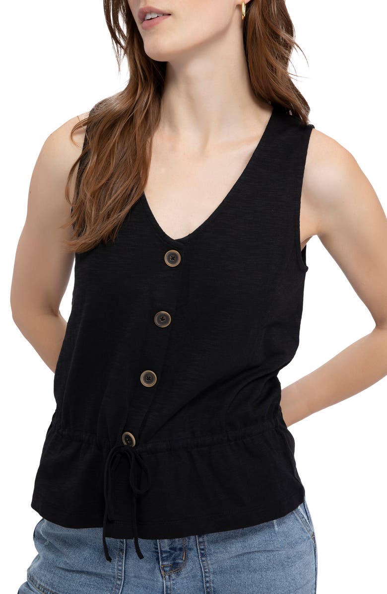 Sanctuary Heartstrings Button Tank, Main, color,