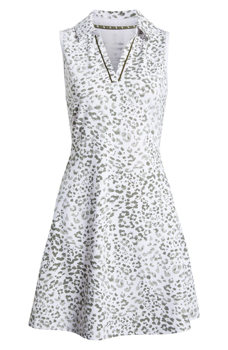 Tommy Bahama Aubrey Leopard Print Active Minidress, Alternate, color, 