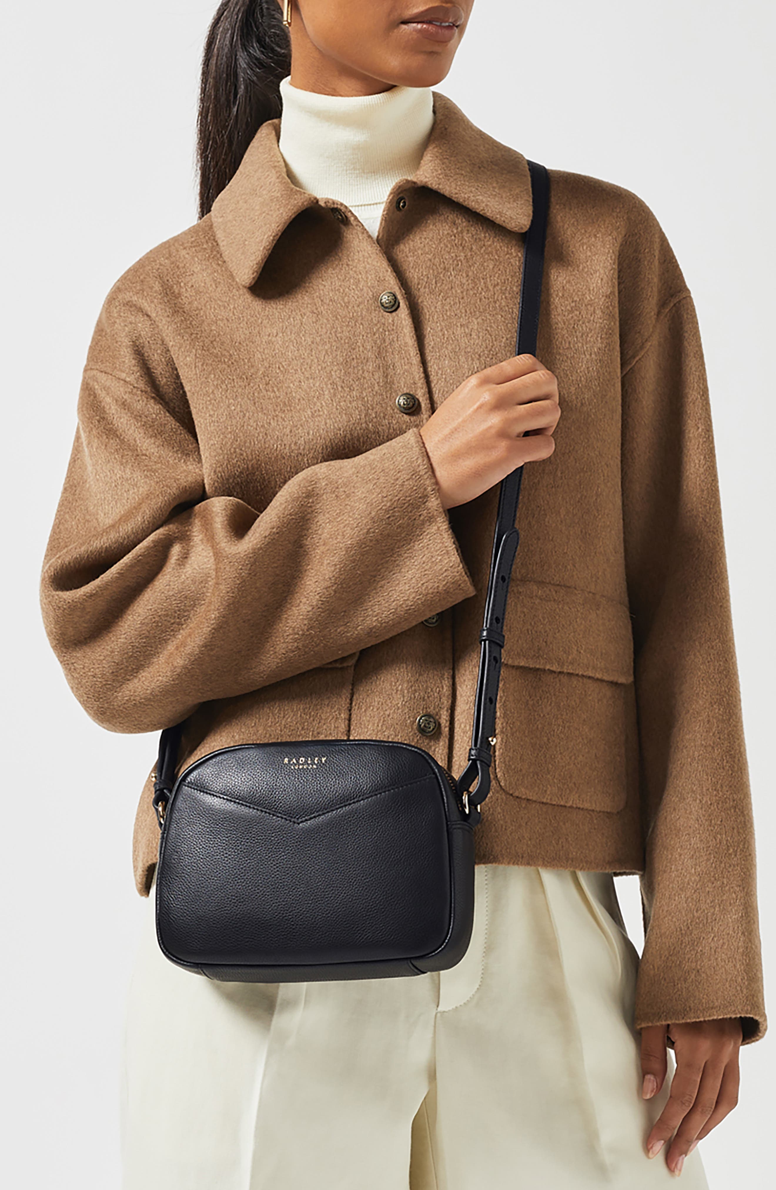 Radley Gordon Road Mini Crossbody Bag, Alternate, color, Black