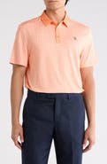 Original Penguin Layered Windowpane Print Knit Polo