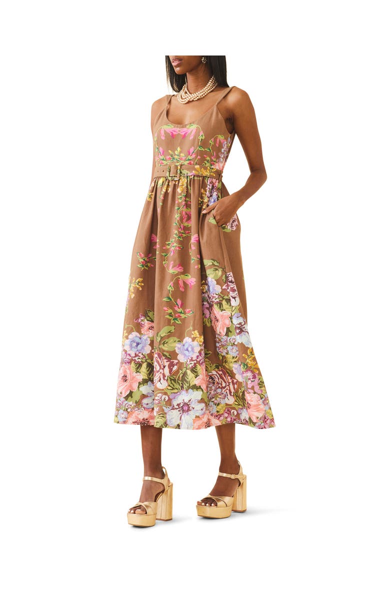 Eddy Katherine Dress, Alternate, color, Carmel Victorian Floral