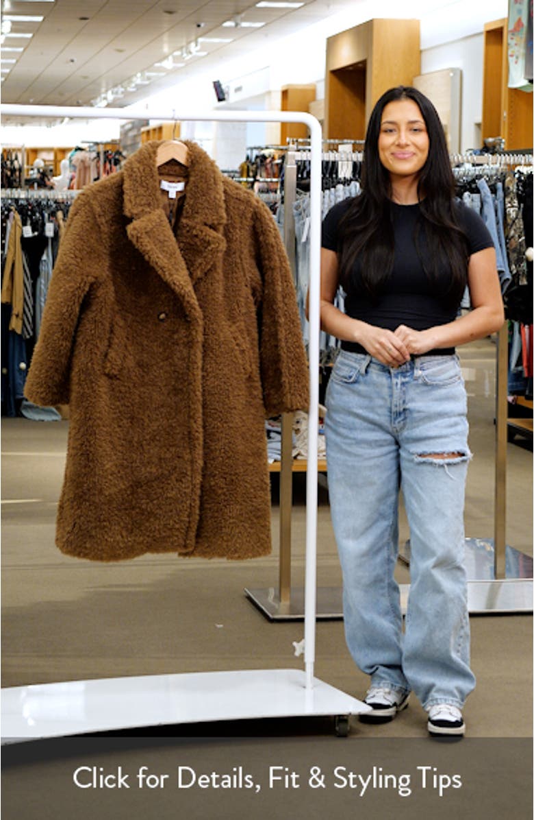 Kids' Darla Faux Fur Coat, sales video thumbnail