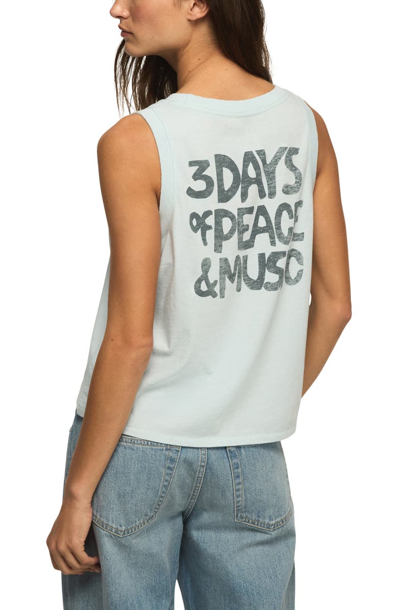 Lucky Brand Woodstock Crystal Embellished Muscle Tank, Alternate, color, Starlight Blue