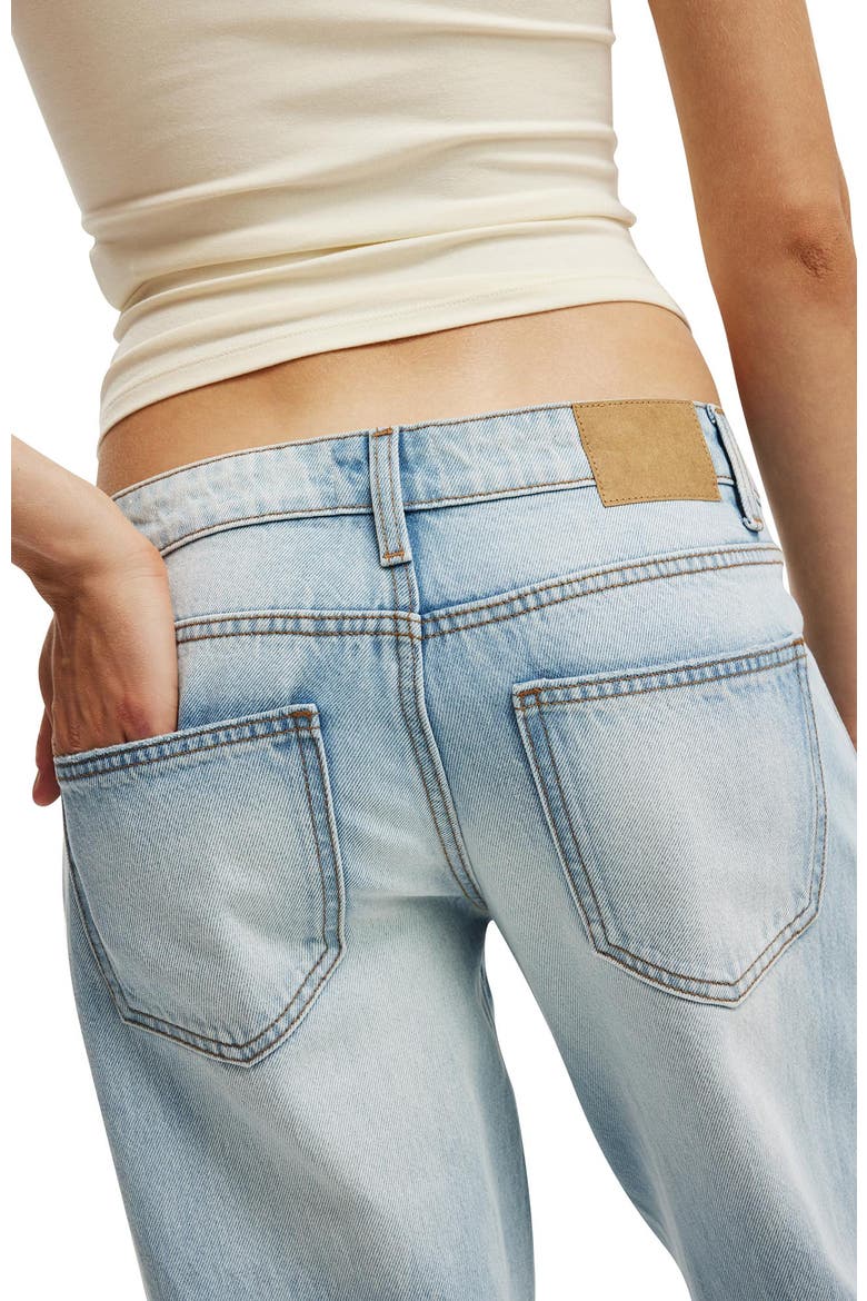 Women's Low Rise Straight Jean, Alternate, color, Notion Blue