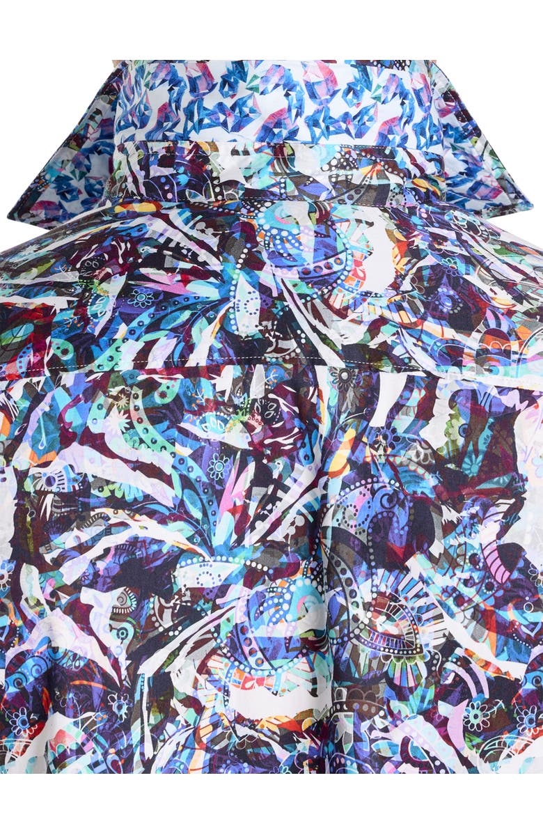 Robert Graham DXL Big & Tall Boyd Sport Shirt, Alternate, color, Multi