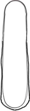 AllSaints Faceted Bead Long Station Necklace