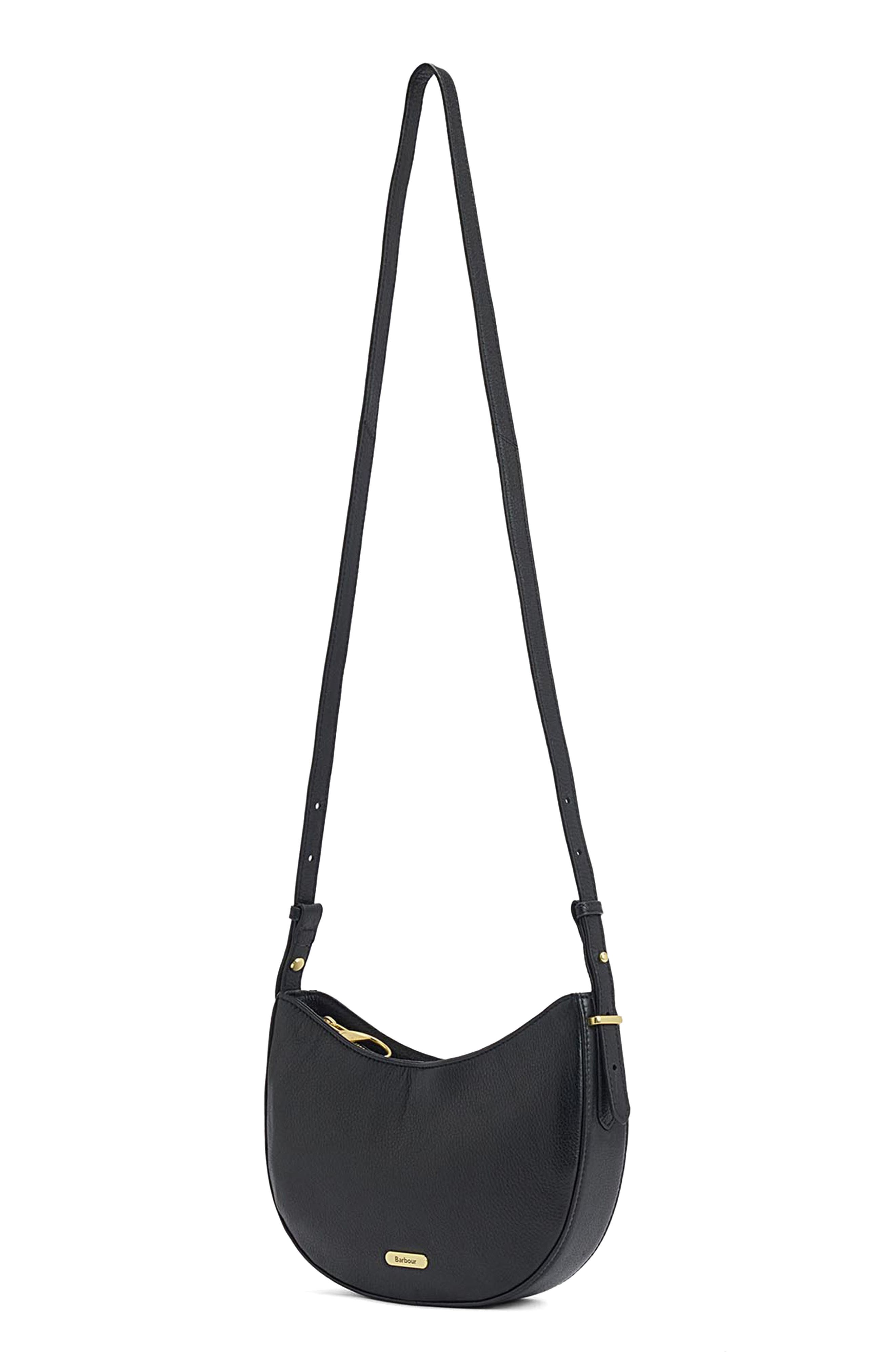 Barbour Sorrel Leather Sling Bag, Alternate, color, 