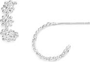 Estella Bartlett Daisy Chain Hoop Earrings
