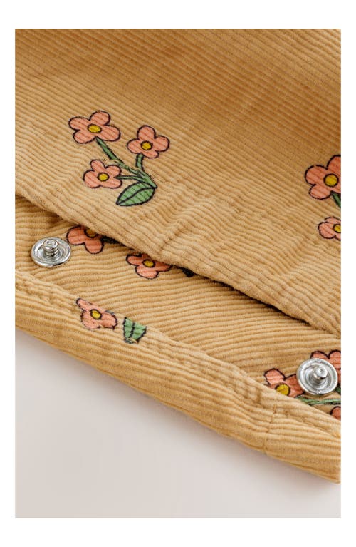 Next Kids' Pointelle Top & Corduroy Overalls Set In Yellow