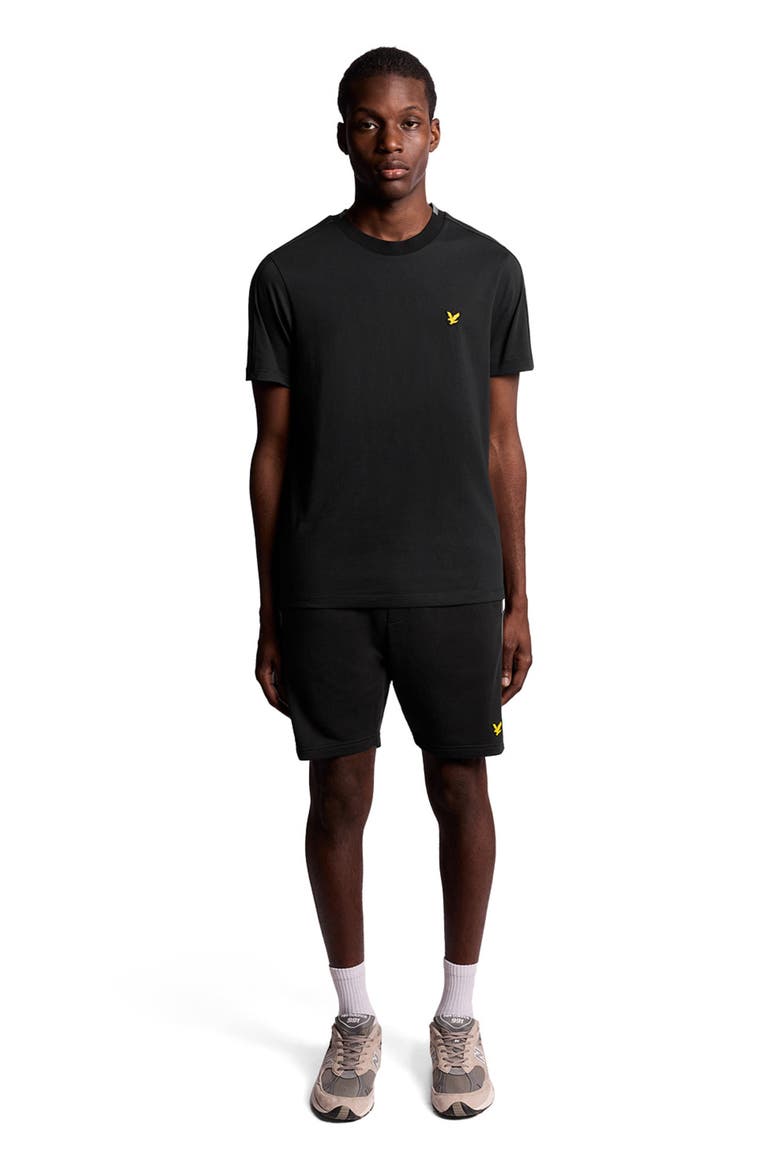 Tape Draw String Shorts, Main, color, Jet Black