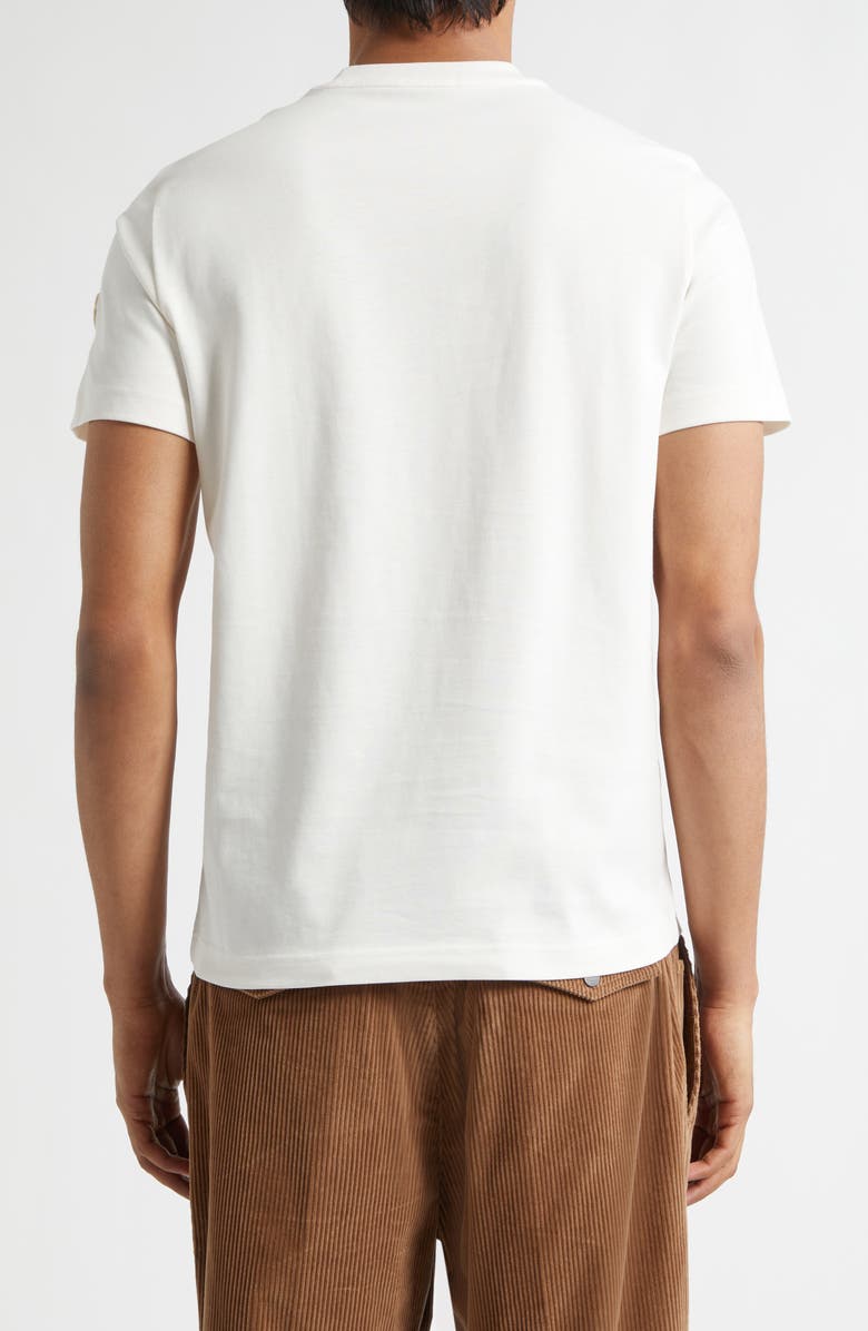Moncler Safari Graphic T-Shirt, Alternate, color, Silk White