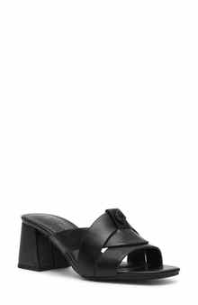 Monda Block Heel Slide Sandal