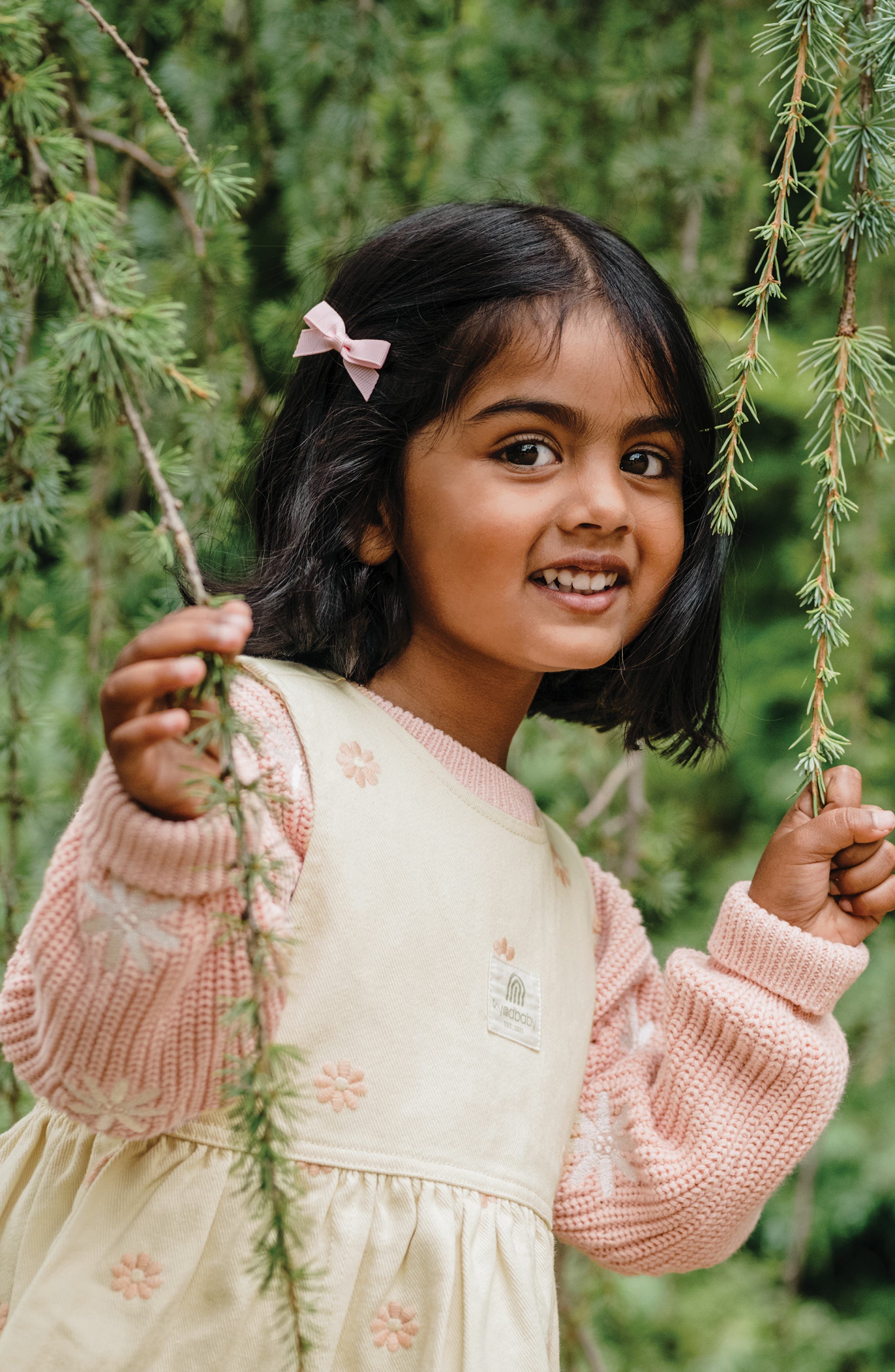 Kynd Baby Embroidered Tiered Cotton Dress | Nordstrom