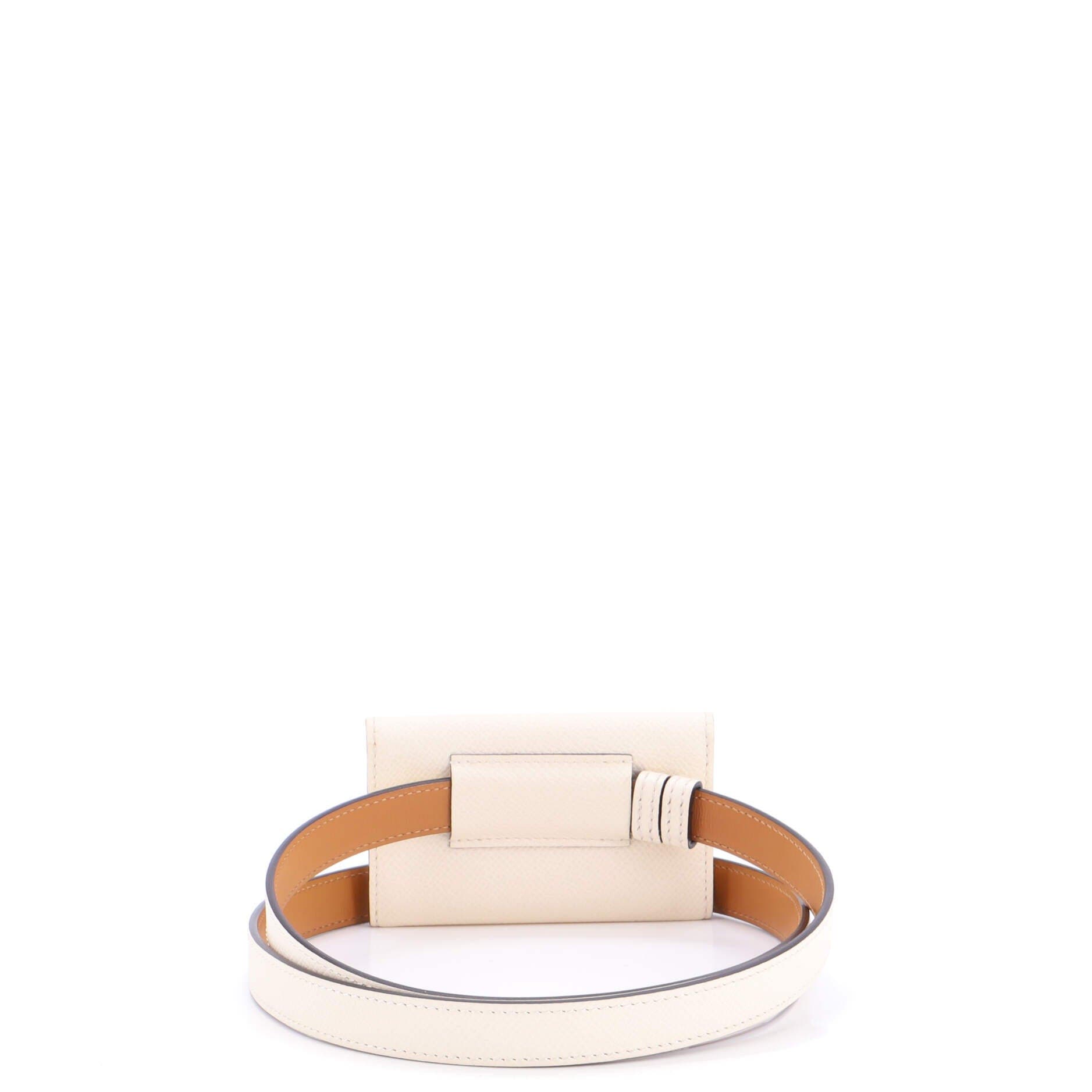 Kelly Pocket Belt Leather Thin, Alternate, color, Nata