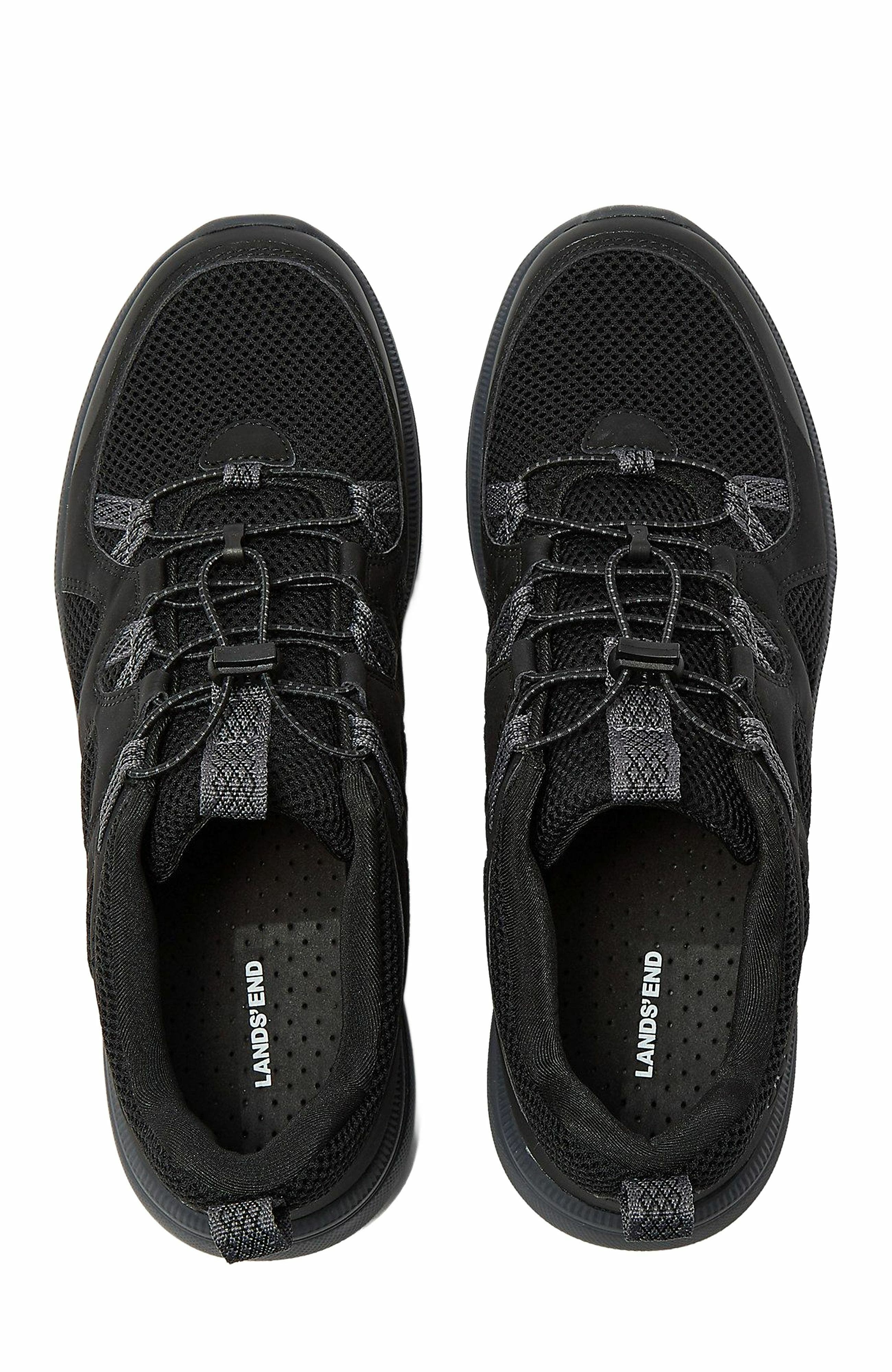 Lands
 End Water Shoes, Main, color, Black