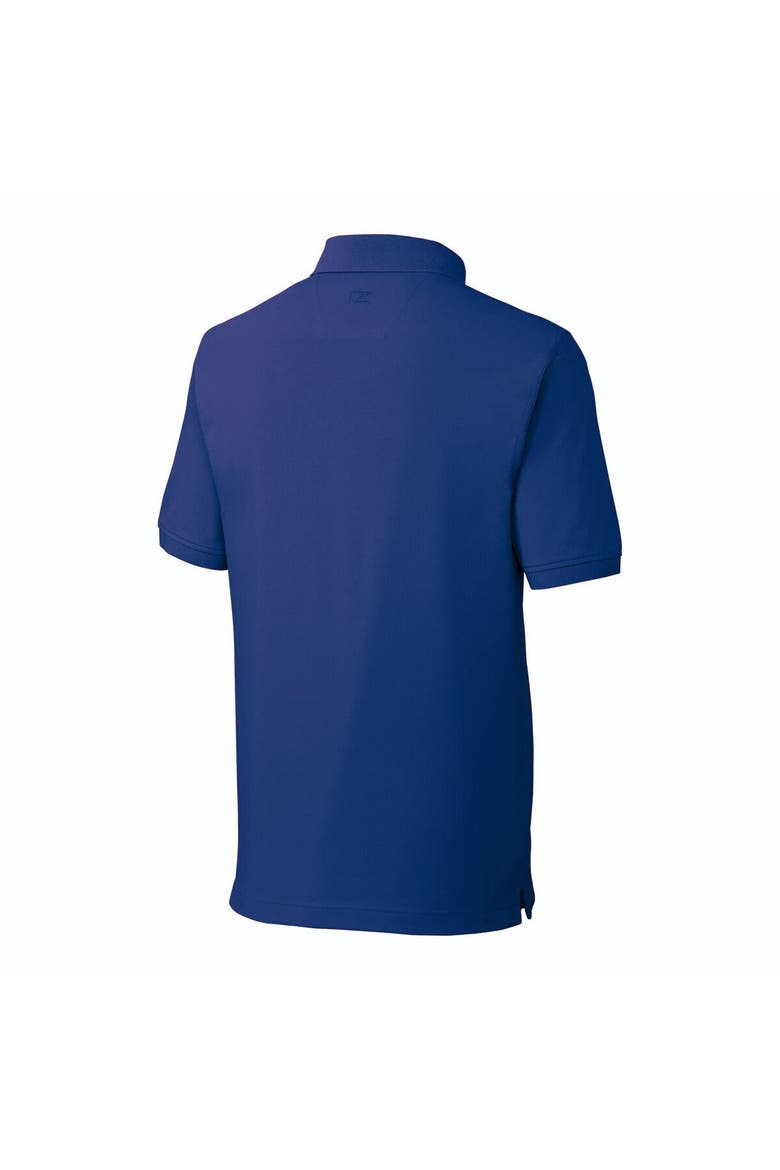 Men's Cutter & Buck Royal Denver Broncos Advantage Tri-Blend Pique Big & Tall Throwback Polo, Alternate, color, Royal