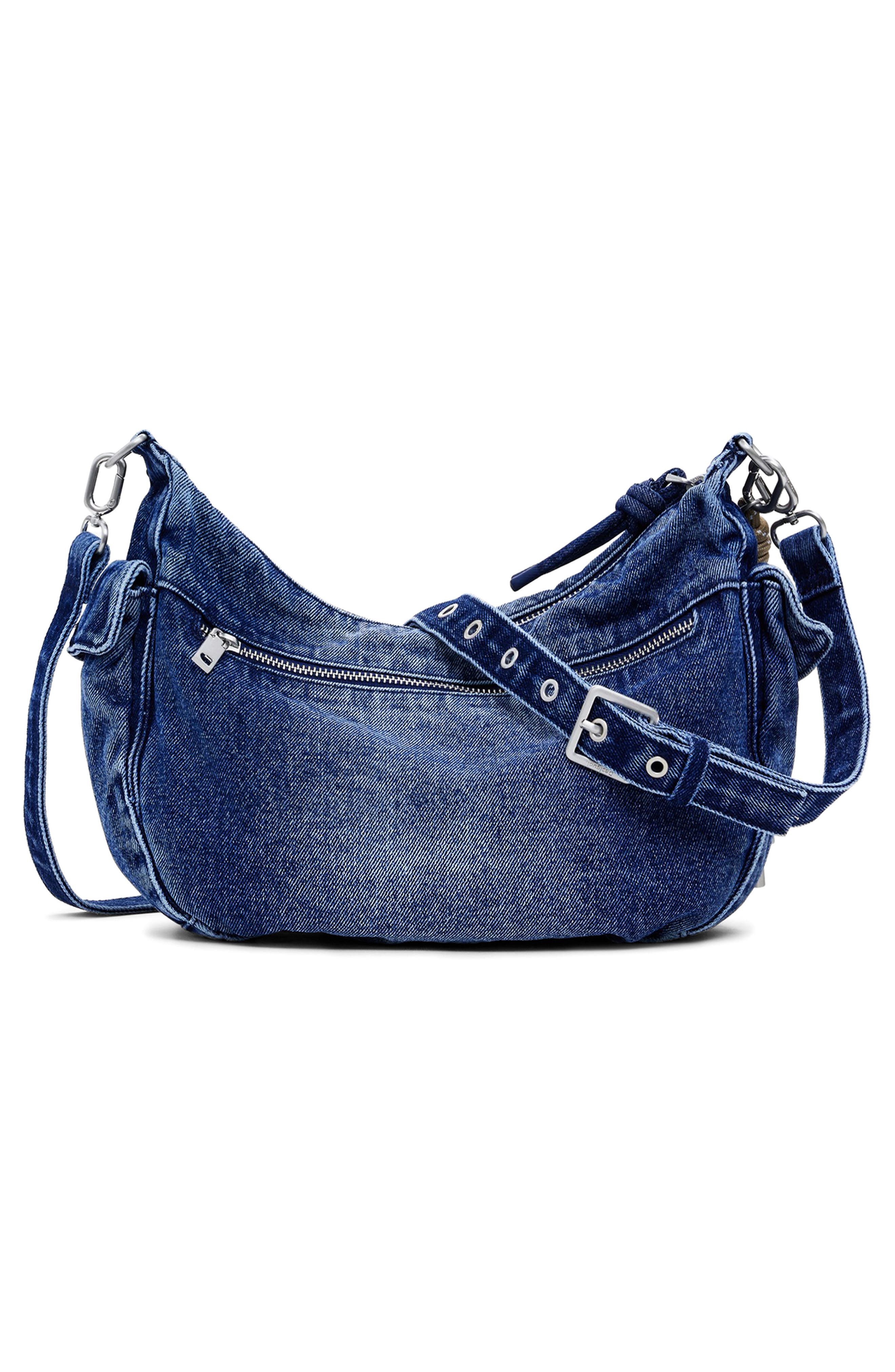 Desigual Denim Shoulder Bag, Alternate, color, 