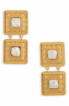 FRASIER STERLING High Tea Drop Earrings