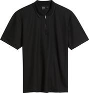 BOSS Piano Quarter Zip Polo