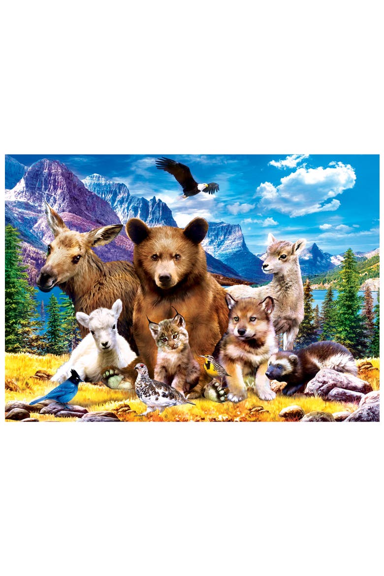 Glacier National Park 500 Piece Puzzle, Alternate, color, Multicolor