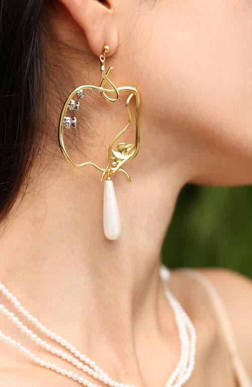 Rc Retro Chic Lily Of The Valley Earrings In Multi